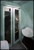 Inside tram capsule. Gateway Arch National Park ( color)
