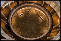 Looking down Old Courthouse rotunda. Gateway Arch National Park ( color)