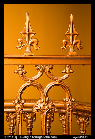 Metalwork with fleur-de-lis, Old Courthouse. Gateway Arch National Park (color)