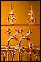 Metalwork with fleur-de-lis, Old Courthouse. Gateway Arch National Park ( color)