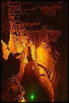 Crystal Lake seen from shaft above. Mammoth Cave National Park ( color)