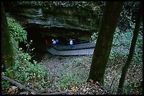 Historic entrance of the cave. Mammoth Cave National Park, Kentucky, USA. (color)