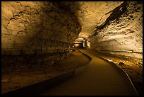 Path in cave. Mammoth Cave National Park ( color)