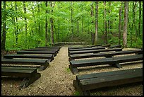 Headquarters Campground amphitheater. Mammoth Cave National Park, Kentucky, USA.