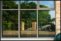 Window Reflexion Visitor Center. Mammoth Cave National Park ( color)