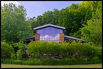 Sandstone Visitor Center. New River Gorge National Park and Preserve ( color)