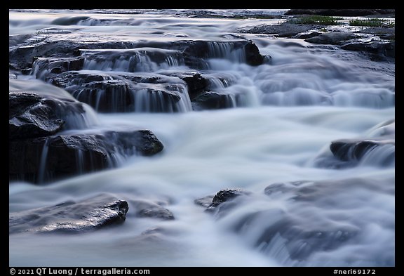 Cascades near Sandstone Falls. New River Gorge National Park and Preserve (color)