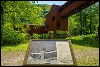 Tipple interpretive sign, Nuttallburg. New River Gorge National Park and Preserve ( color)