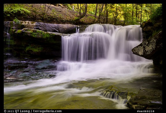 Dunloop Falls. New River Gorge National Park and Preserve (color)