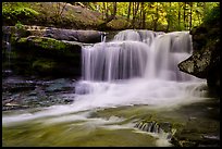 Dunloop Falls. New River Gorge National Park and Preserve ( color)