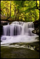 Dunloup Creek Falls. New River Gorge National Park and Preserve ( color)