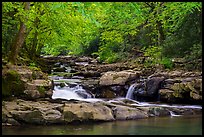 Glade Creek cascades. New River Gorge National Park and Preserve ( color)