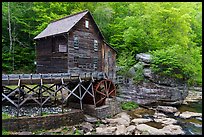 Glade Creek Grist Mill, Babcock State Park within boundaries. New River Gorge National Park and Preserve ( color)