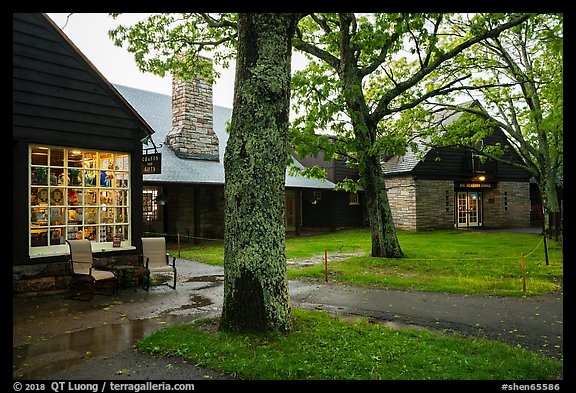 Big Meadows Lodge. Shenandoah National Park (color)