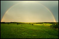 Full rainbow above Big Meadows. Shenandoah National Park ( color)