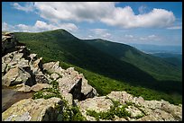 Crescent Rock and Hawksbill Mountain. Shenandoah National Park ( color)