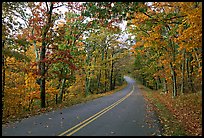 Skyline Drive in autumn. Shenandoah National Park ( color)