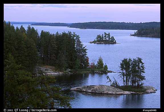 Anderson Bay. Voyageurs National Park, Minnesota, USA.