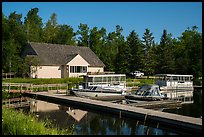 Kabetogama visitor center. Voyageurs National Park, Minnesota, USA.