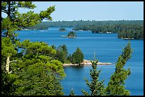 Kabetogama Lake Overlook, morning. Voyageurs National Park ( color)