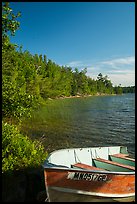 Boat, Mukooda Lake. Voyageurs National Park ( color)