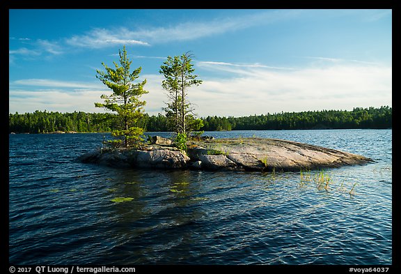 Islet, Grassy Bay. Voyageurs National Park (color)