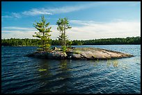 Islet, Grassy Bay. Voyageurs National Park ( color)