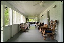 Porch, Kettle Falls Hotel. Voyageurs National Park ( color)