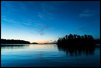 Anderson Bay at dawn. Voyageurs National Park ( color)