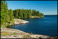 Windmill Rock Cove and Rainy Lake. Voyageurs National Park ( color)