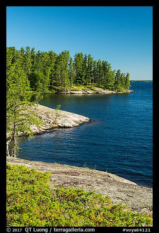 Windmill Rock Cove, Rainy Lake. Voyageurs National Park (color)