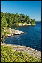 Windmill Rock Cove, Rainy Lake. Voyageurs National Park ( color)