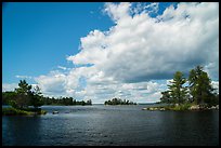 American Channel, Rainy Lake. Voyageurs National Park ( color)