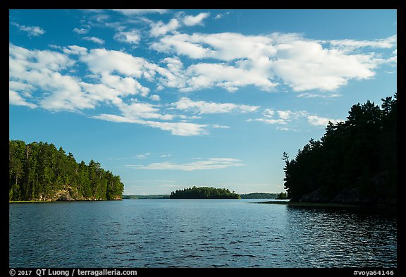 Kings William Narrows and Crane Lake. Voyageurs National Park (color)