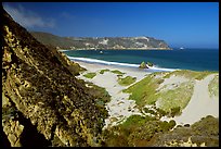 Dunes and Cuyler Harbor, mid-day, San Miguel Island. Channel Islands National Park ( color)