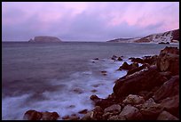 Prince Island and Cuyler Harbor, dusk, San Miguel Island. Channel Islands National Park, California, USA.