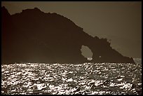 Sea arch, Santa Cruz Island. Channel Islands National Park, California, USA.