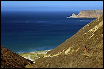 Nidever canyon overlooking Cyler harbor, San Miguel Island. Channel Islands National Park ( color)