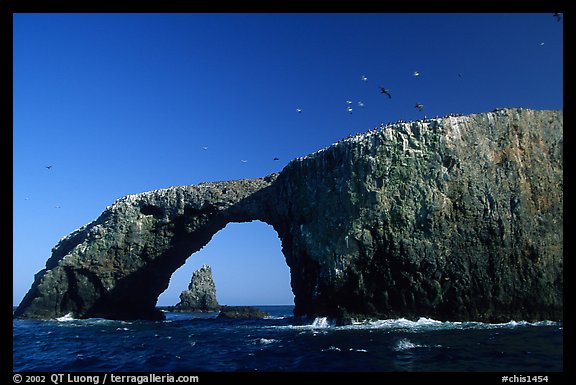 Arch Rock, East Anacapa. Channel Islands National Park (color)