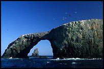 Arch Rock, East Anacapa. Channel Islands National Park, California, USA.