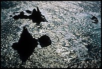 Pointed rocks and ocean, Cathedral Cove, Anacapa Island. Channel Islands National Park, California, USA. (color)