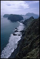 View from Inspiration Point, afternoon. Channel Islands National Park, California, USA.