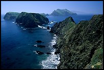 View from Inspiration Point, mid-day. Channel Islands National Park, California, USA.