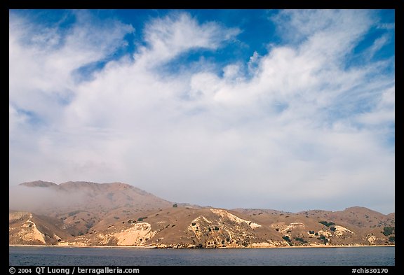 South shore of Santa Cruz Island. Channel Islands National Park (color)