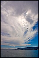 Clouds and Santa Rosa Island. Channel Islands National Park, California, USA.