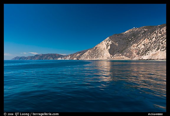 Radar station, Santa Cruz Island. Channel Islands National Park, California, USA.