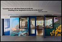 Entrance of visitor Center, Ventura. Channel Islands National Park ( color)