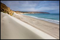 White sand dunes, Water Canyon Beach, Santa Rosa Island. Channel Islands National Park ( color)