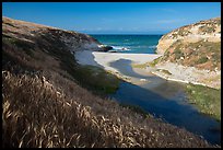 Mouth of Lobo Canyon, Santa Rosa Island. Channel Islands National Park ( color)