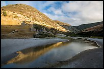 Stream at the mouth of Lobo Canyon, Santa Rosa Island. Channel Islands National Park ( color)